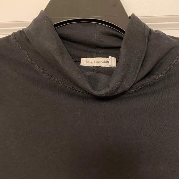 ♨️ Rag & Bone - The Slub Turtleneck in Black - Picture 4 of 13
